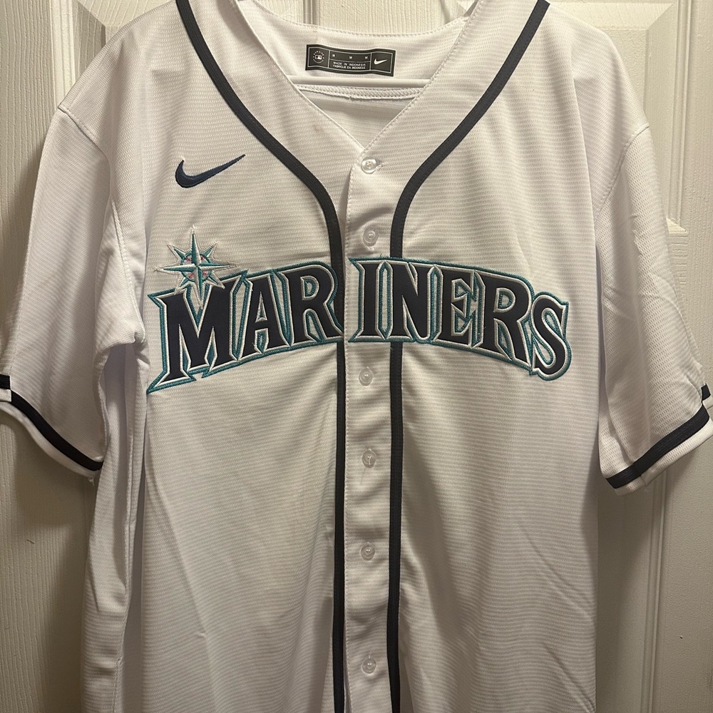 Nike Julio Rodriguez  Authentic White Jersey